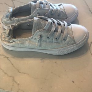 Converse SZ 3 Shoreline Slip On - Metallic Silver